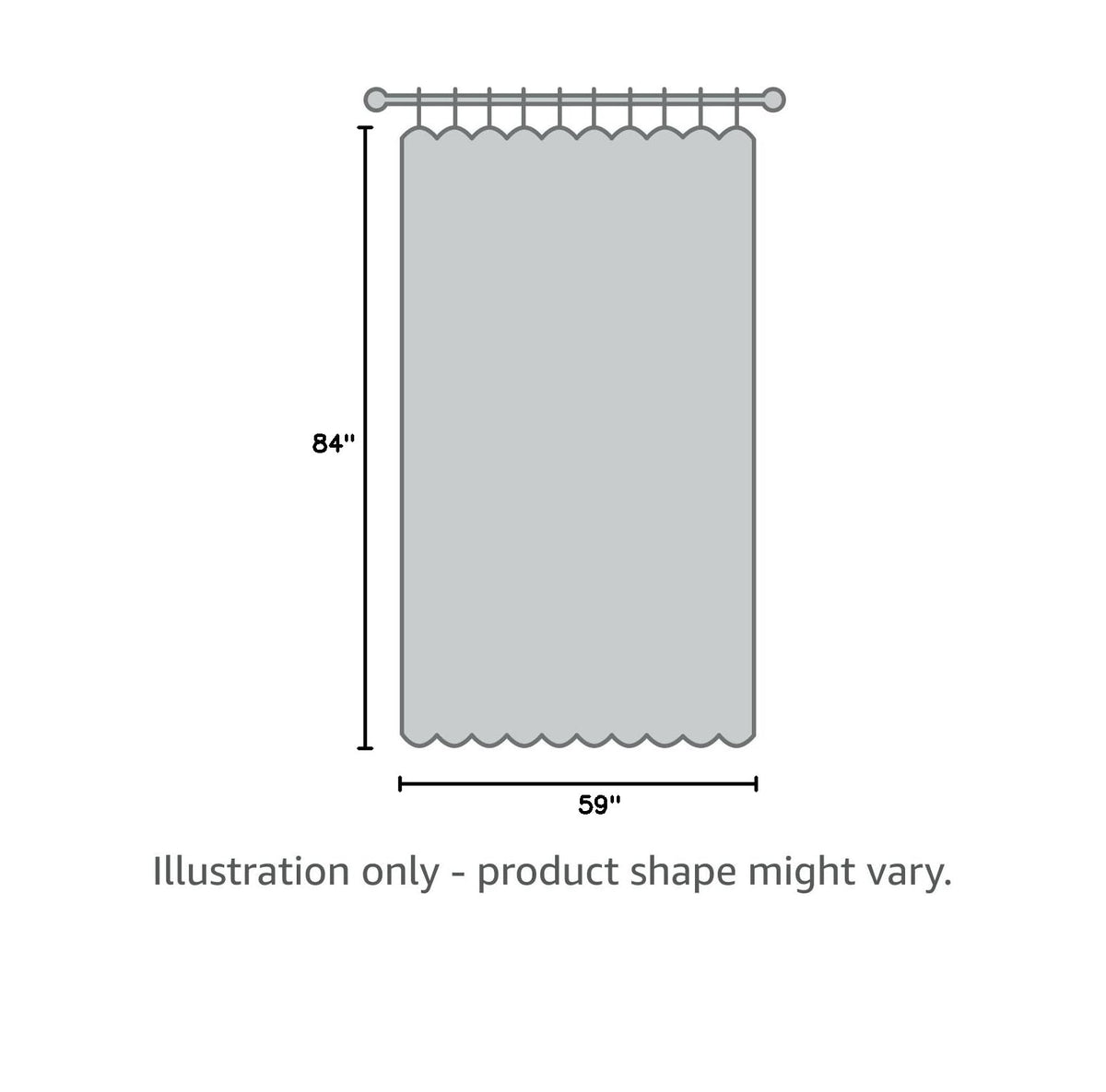 White 2 Panels Waterproof Mosquito Netting Curtains I8418
