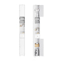 Narrow White Bathroom Storage Cabinet L36252