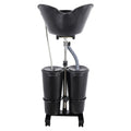 Portable Shampoo Bowl Hair Washing Sink with Electric Pump and 2 Water Tanks S9569