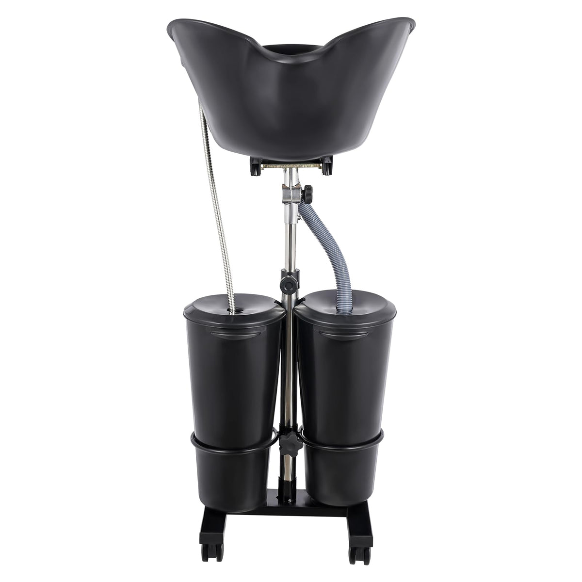 Portable Shampoo Bowl Hair Washing Sink with Electric Pump and 2 Water Tanks S9569
