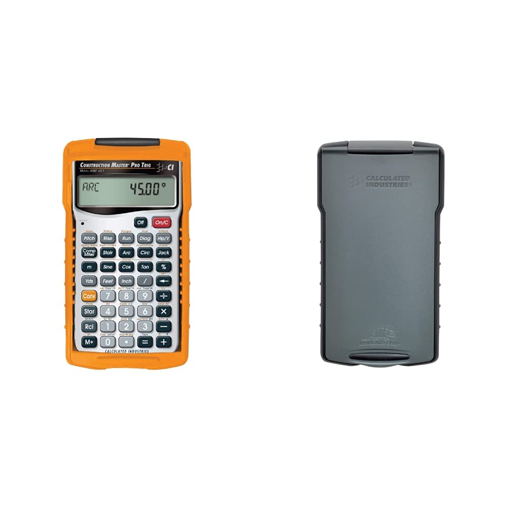 Construction Calculator with Case K274158