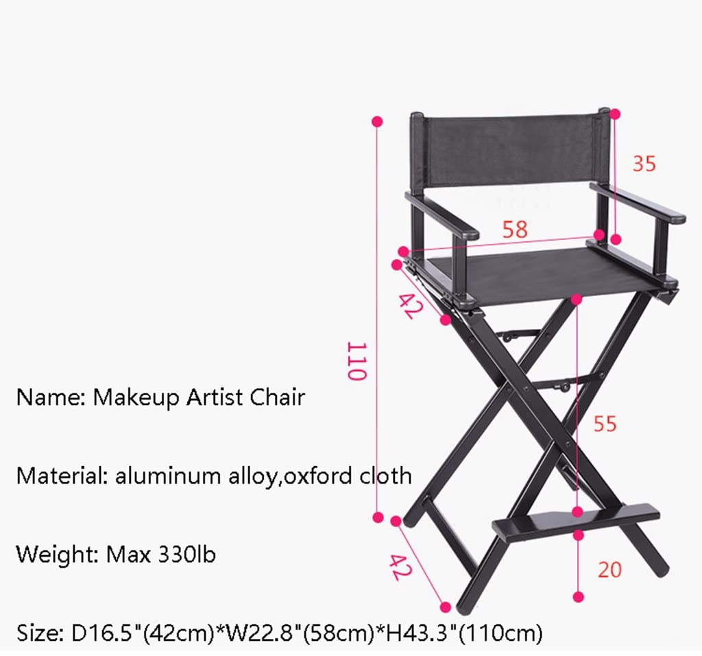 Portable Aluminum Folding Chair with Footrest C55286