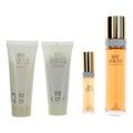 White Diamonds 100ml Edt Spr + 15ml Edp + 100ml B/C + 100ml B/W X823