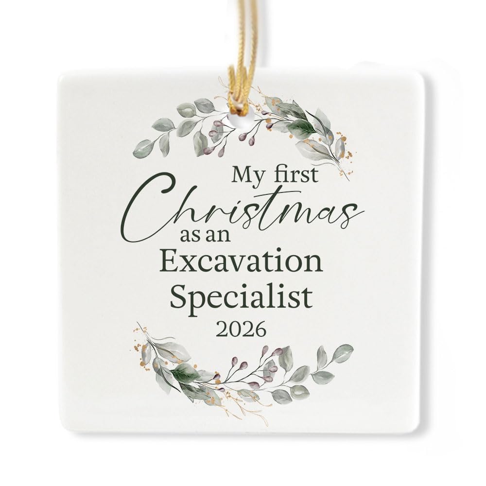Ceramic 3-inch Square Ornament X2985
