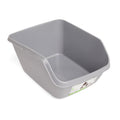 Grey Large High-Back Litter Box X24398