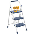 3 Step Folding Step Stool with Safety Lock Z524658