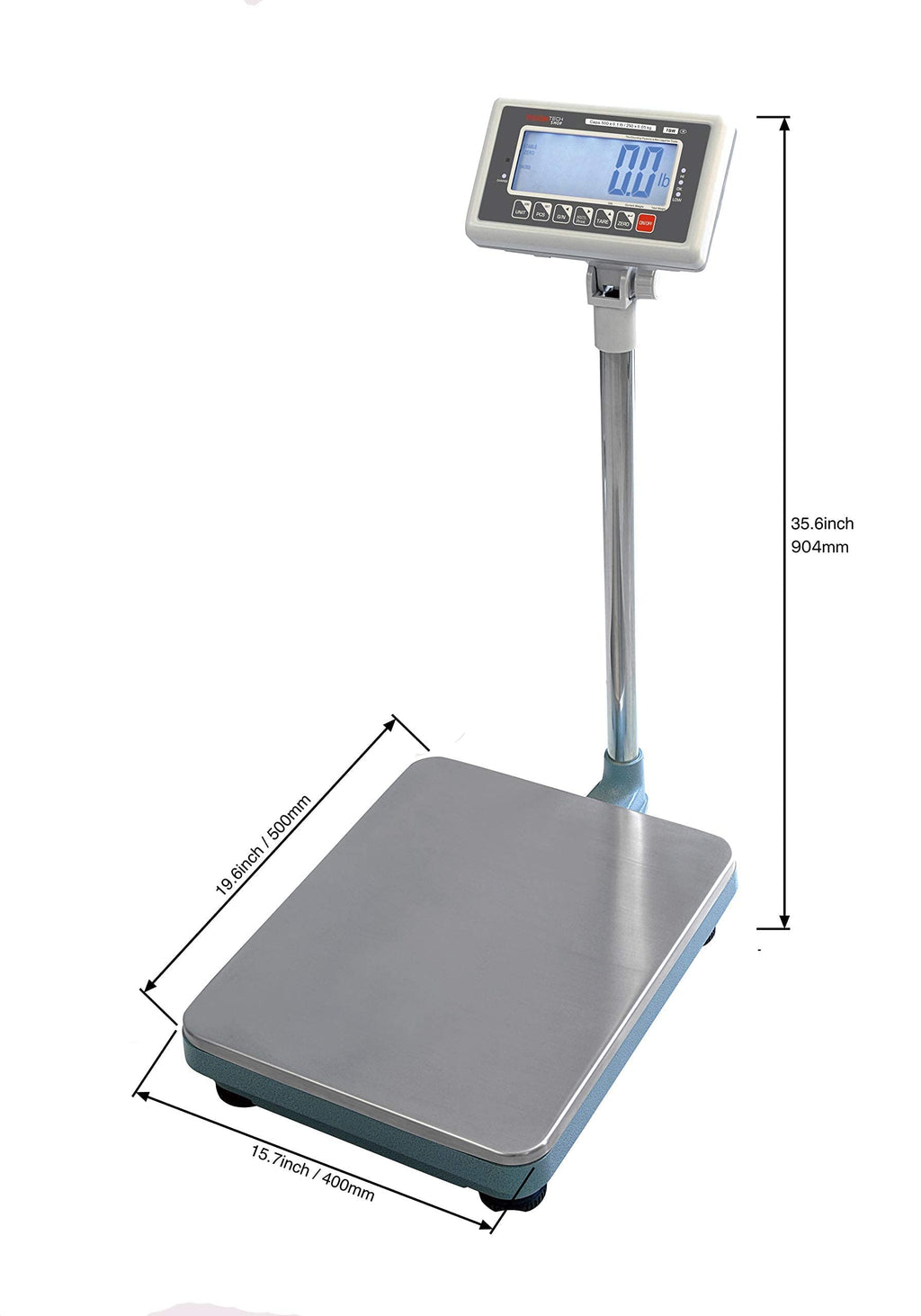 500lb Capacity Lb/Kg Switchable Bench Scale I13076