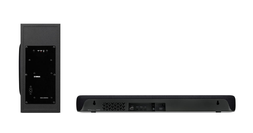 Compact Sound Bar with Wireless Subwoofer and Bluetooth, Black D90330