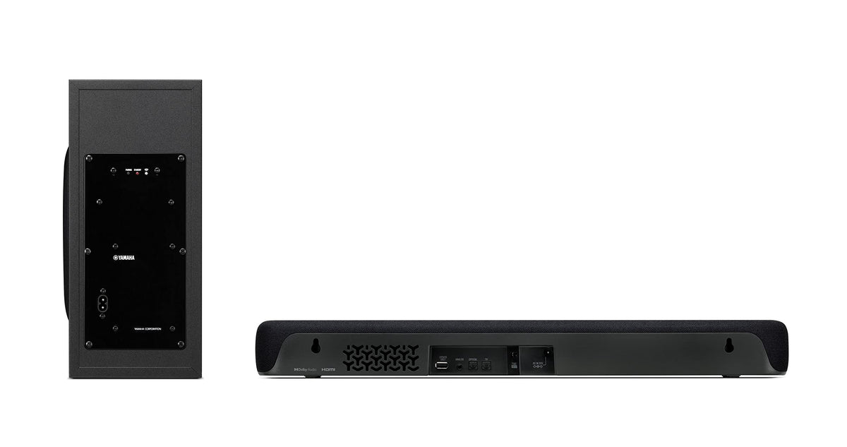Compact Sound Bar with Wireless Subwoofer and Bluetooth, Black D90330