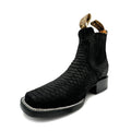Men’s Genuine Leather Square Toe Ankle Cowboy Boot U843649