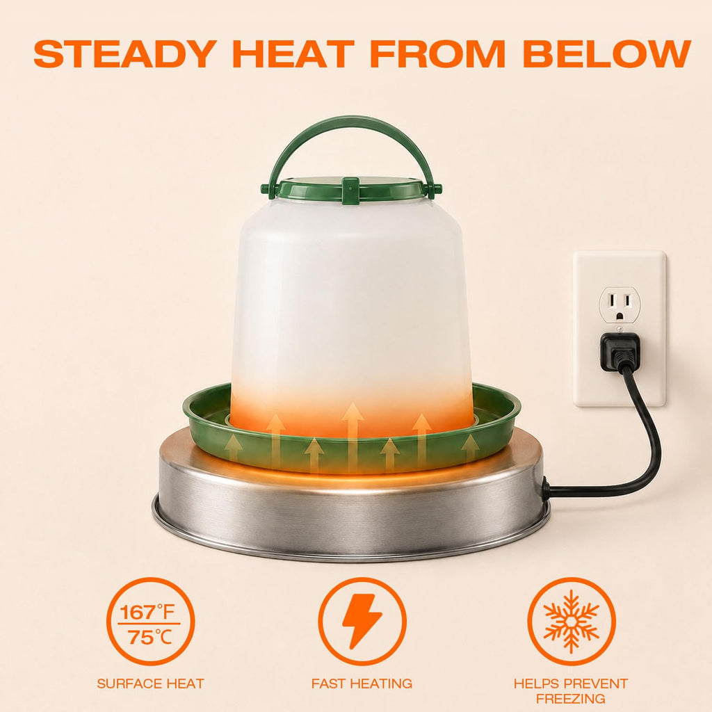 Heated Chicken Waterer 13 Inches S20311