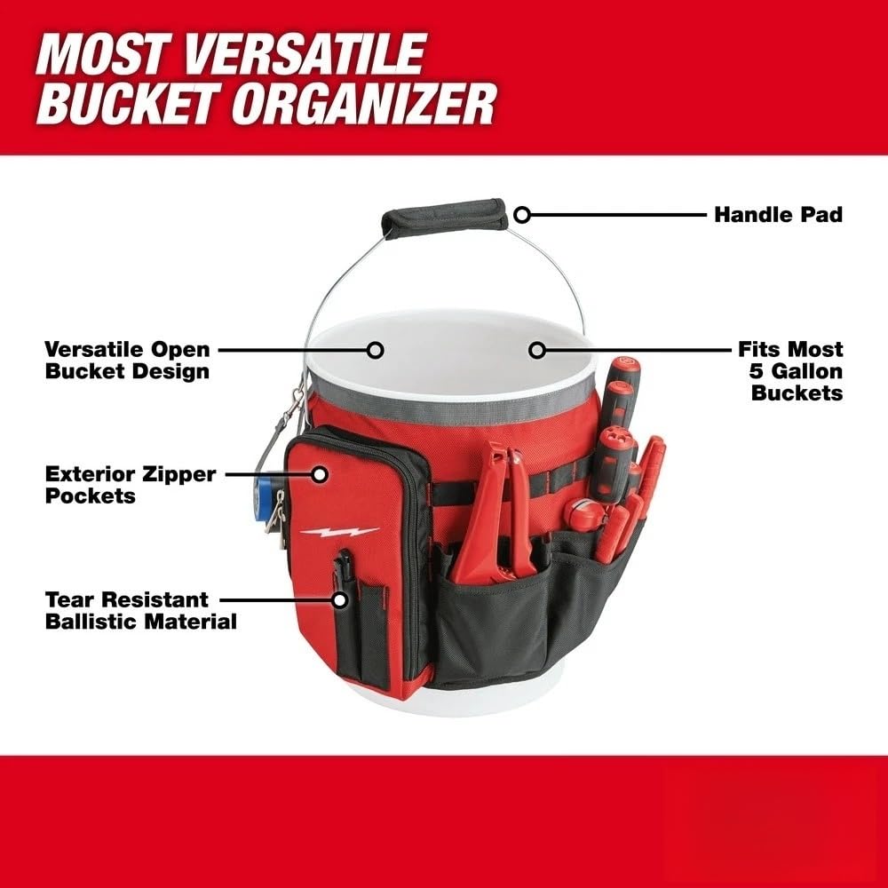 10-Inch Open Bucket Tool Bag G539