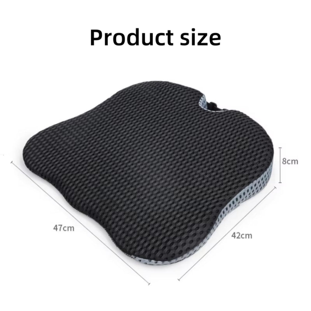 Grey Memory Foam Car Seat Booster Cushion C267296