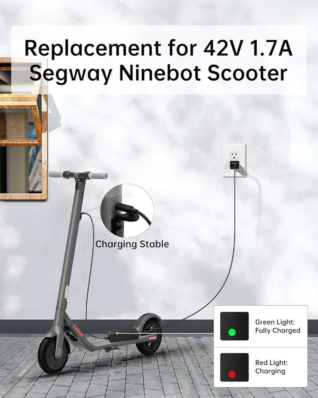 42V 1.7A Charger for Electric Scooter Q548