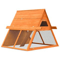 Brown Wooden Rabbit Hutch N2189