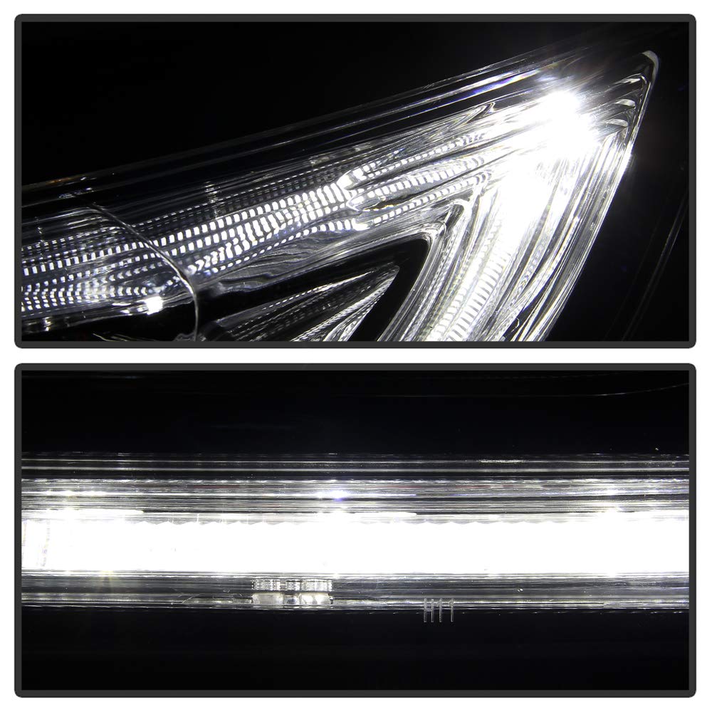 For 2015-2016 Honda CRV Halogen Type LED DRL Headlights Assembly Pair Set Left+Right H79430