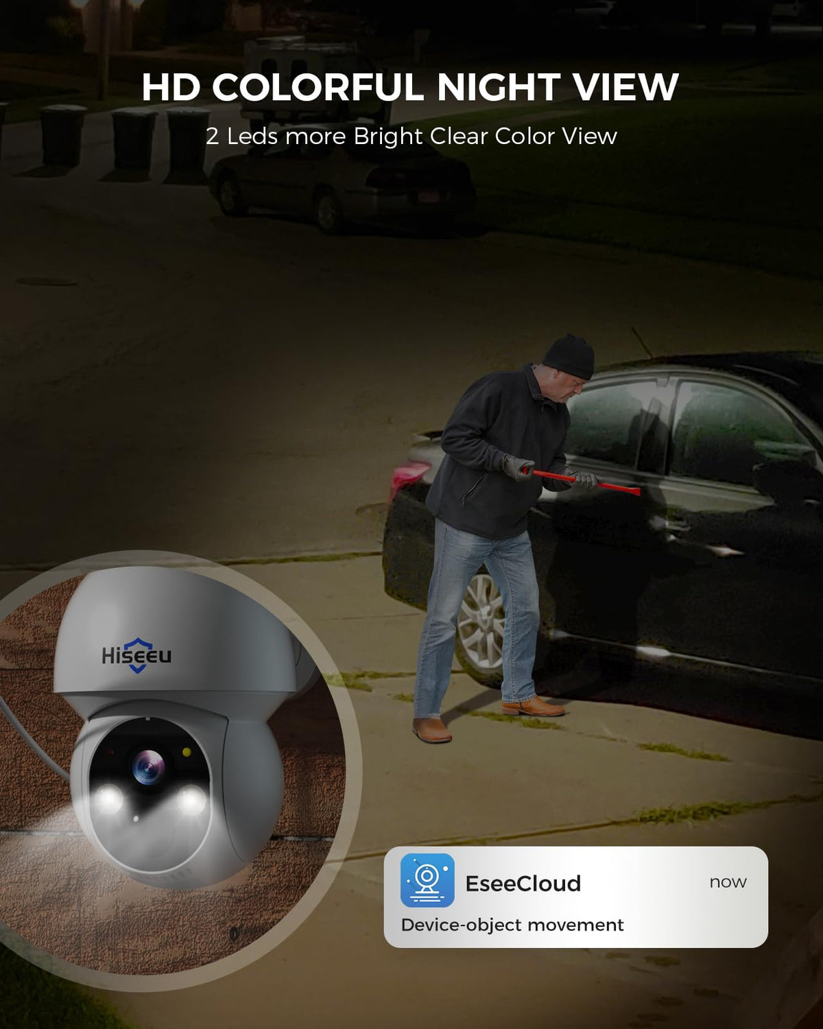 Wireless Outdoor Solar Security Camera System Y827