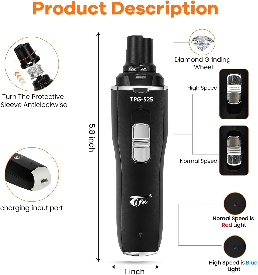 Rechargeable Electric Pet Nail Grinder X67072