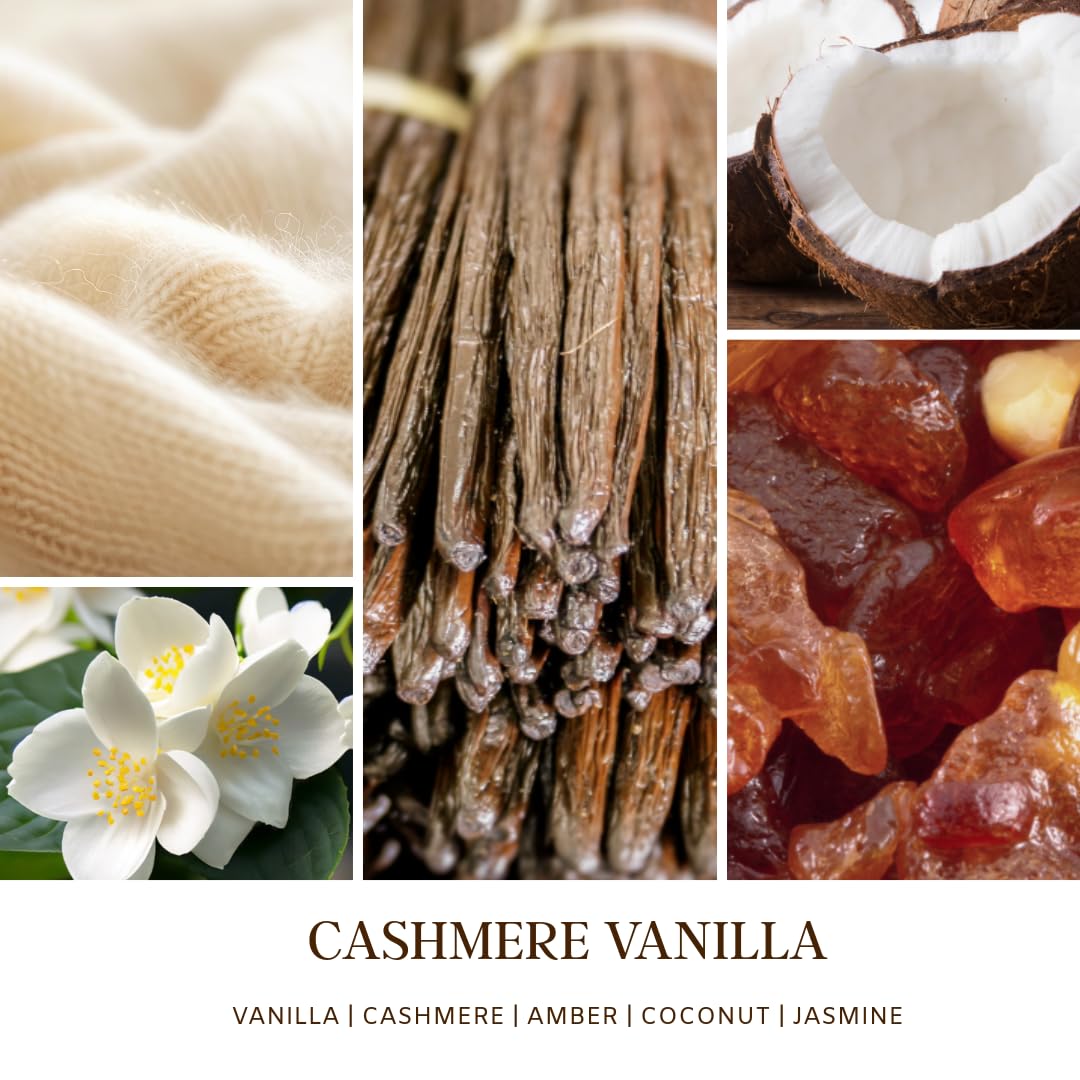 Vanilla Cashmere Scented Soy Wax Candle G61477