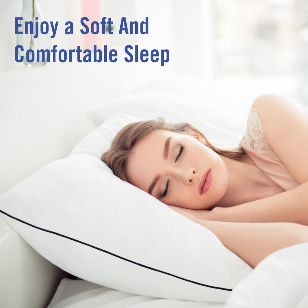 King Size Cooling Microfiber Bed Pillows Set of 2 B950