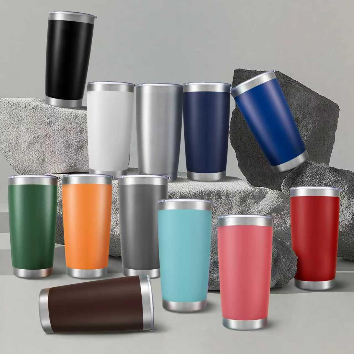 20 oz Stainless Steel Insulated Tumbler with Lid Q810