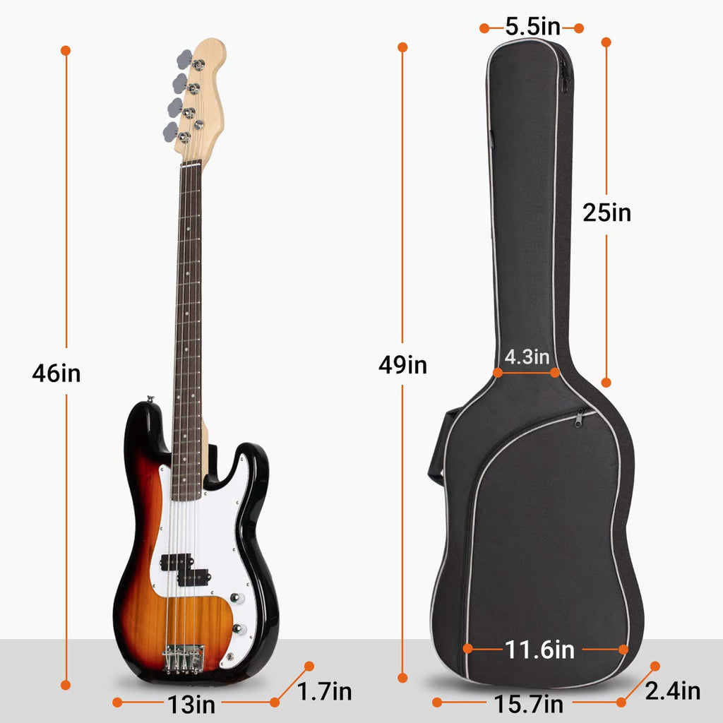 Electric Bass Guitar Gig Bag F3755