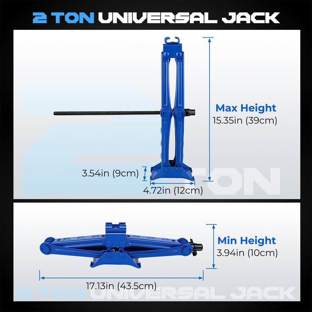 2 Ton Portable Scissor Car Jack Y3199