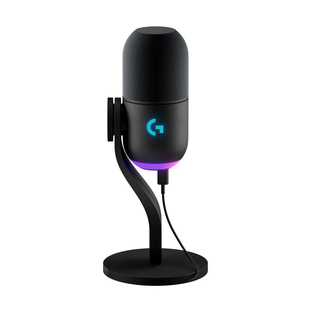 Black USB Dynamic Gaming Microphone N25093
