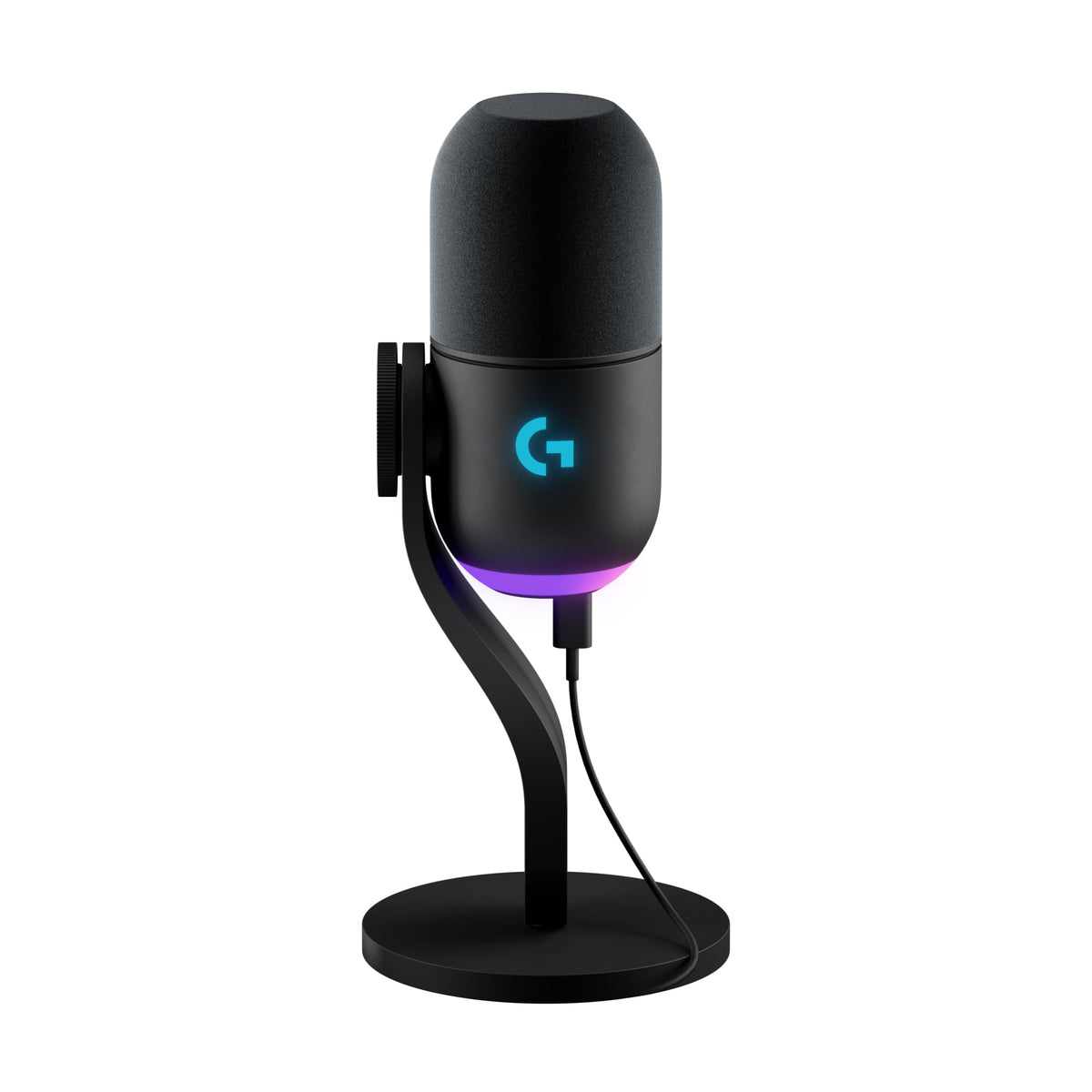 Black USB Dynamic Gaming Microphone N25093