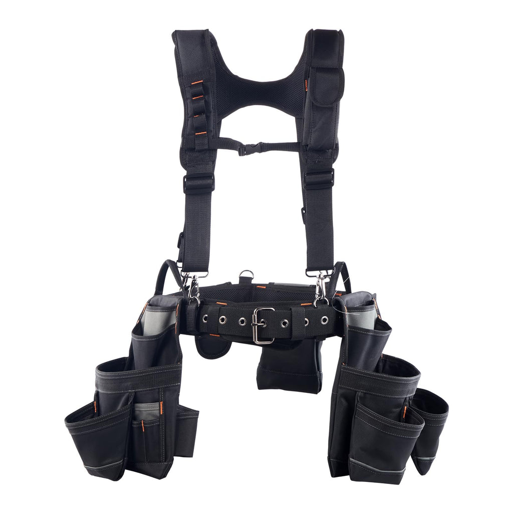 19 Pockets Adjustable Tool Belt with Suspenders N6902