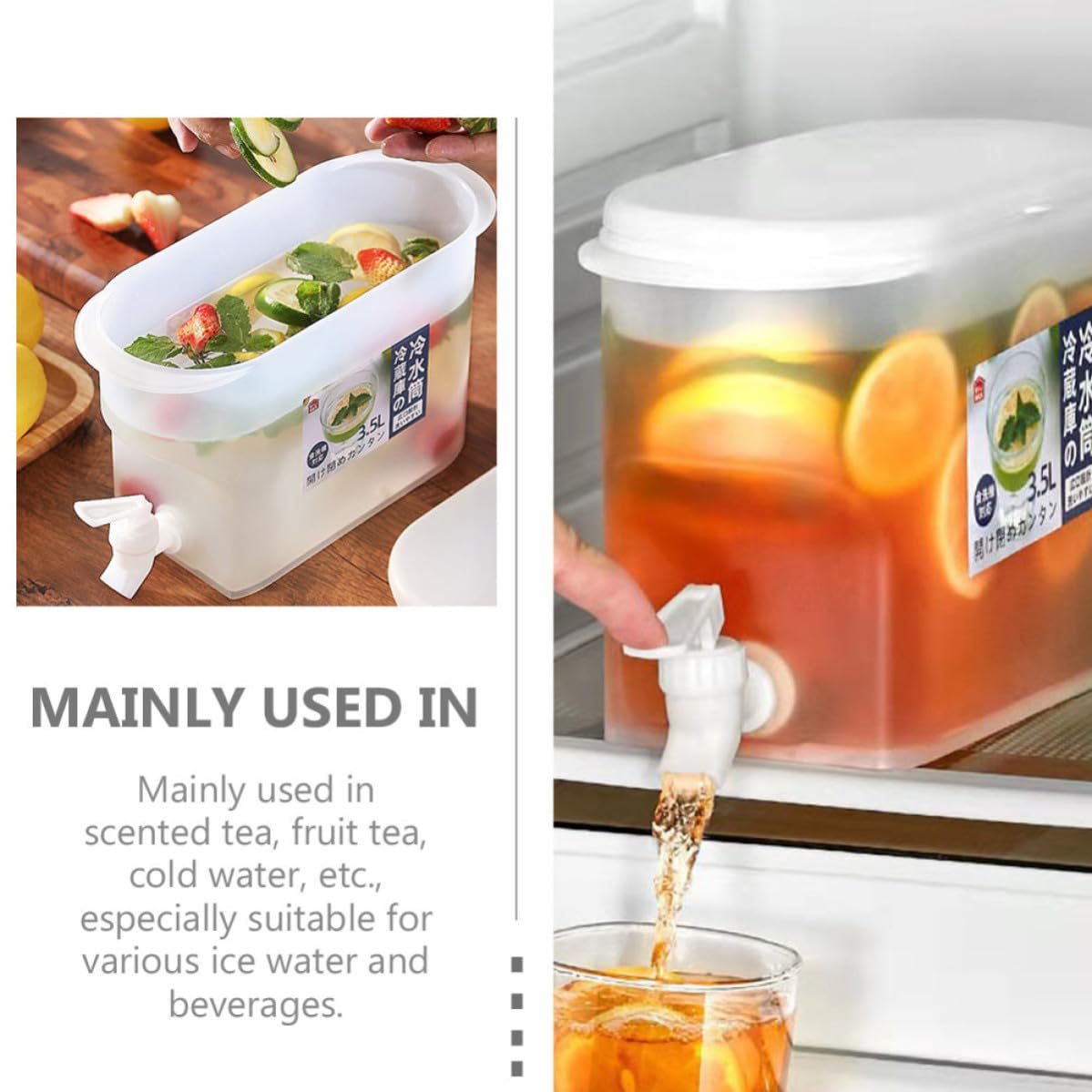 3.5L Cold Beverage Dispenser with Faucet Y531
