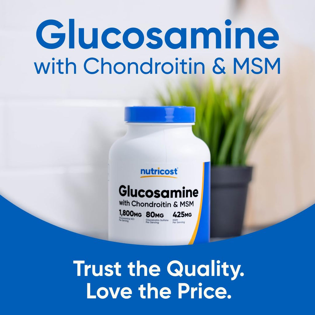 Glucosamine 1800mg with Chondroitin & MSM, 240 Tablets S334868