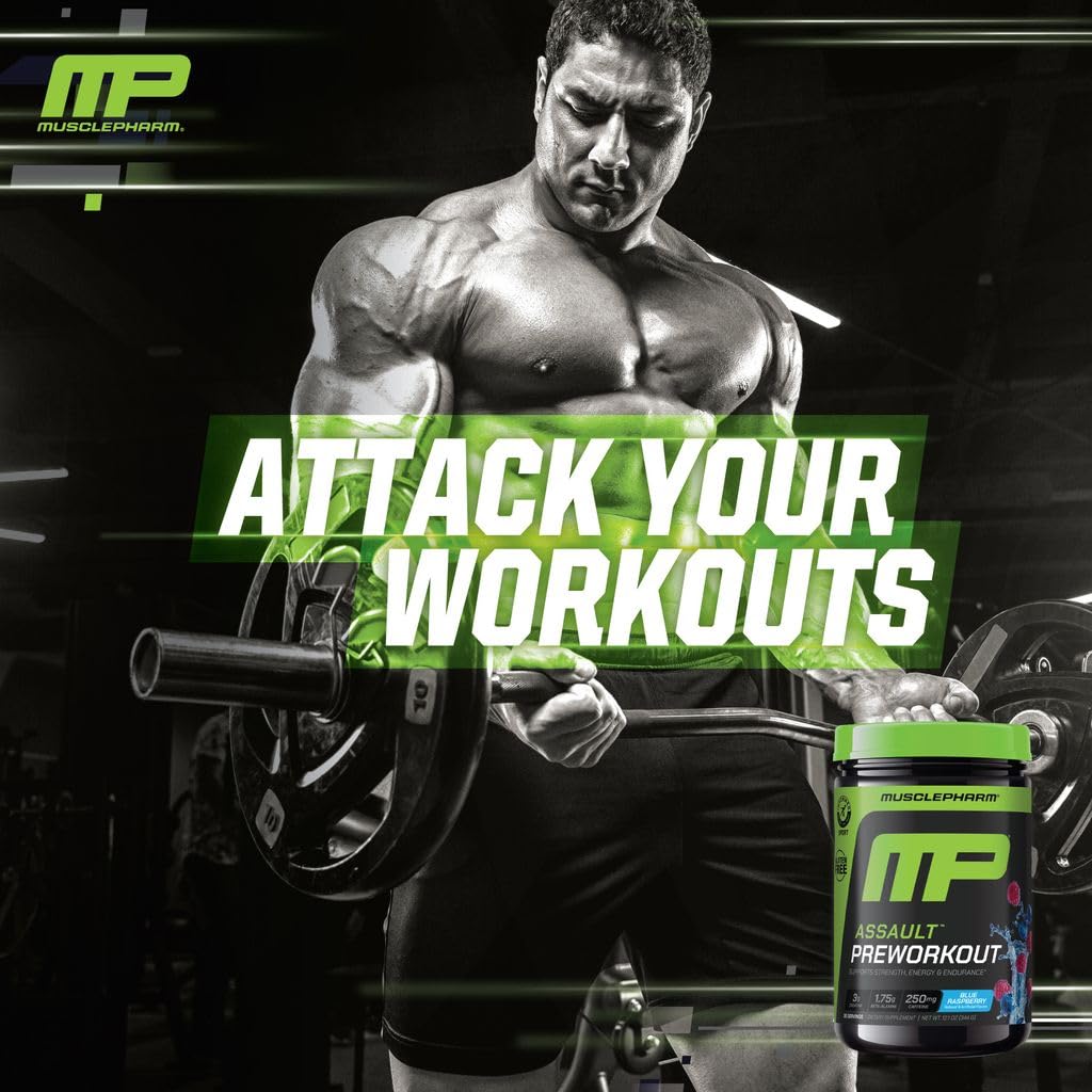 Blue Raspberry PreWorkout Powder 30 Servings F2952
