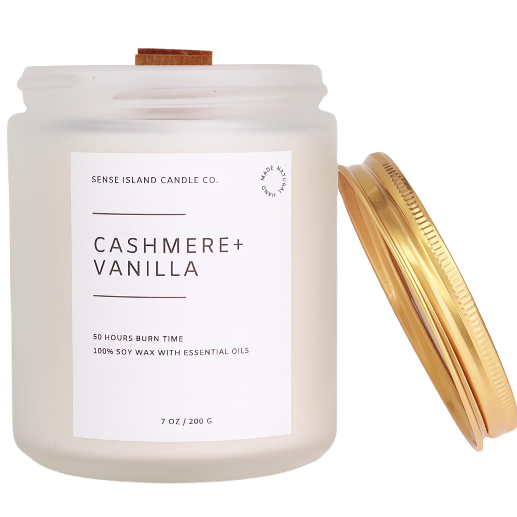 Vanilla Cashmere Scented Soy Wax Candle G61477