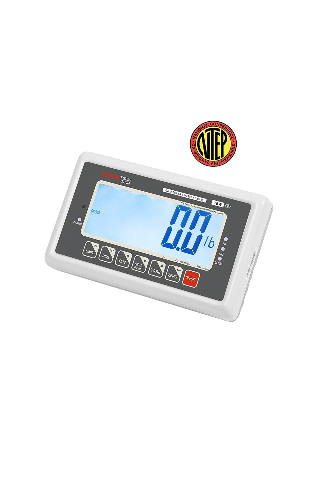 500lb Capacity Lb/Kg Switchable Bench Scale I13076