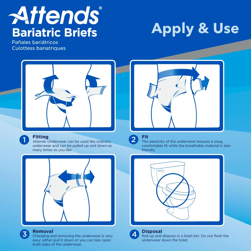XX-Large Ultimate Absorbency Incontinence Briefs 12 Ct U54448