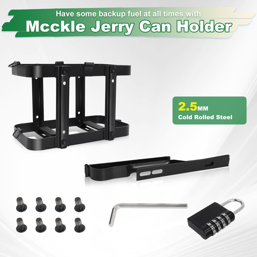 Gas Can Holder Rack with Combination Lock, 5 Gallon H64164