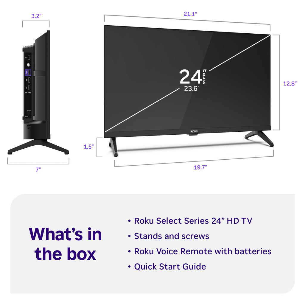24-Inch 720p HD LED Smart TV Y461