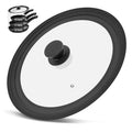 Silicone Glass Pan Lid for 10, 11, 12 Inch Pots & Skillets B72364