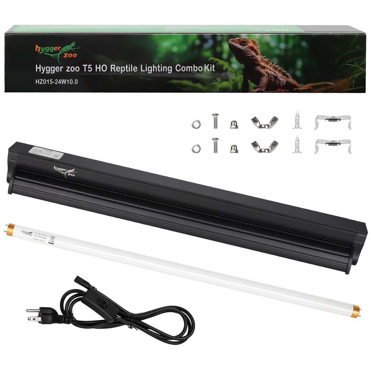 22 Inch 24W UVB Reptile Light Fixture S286