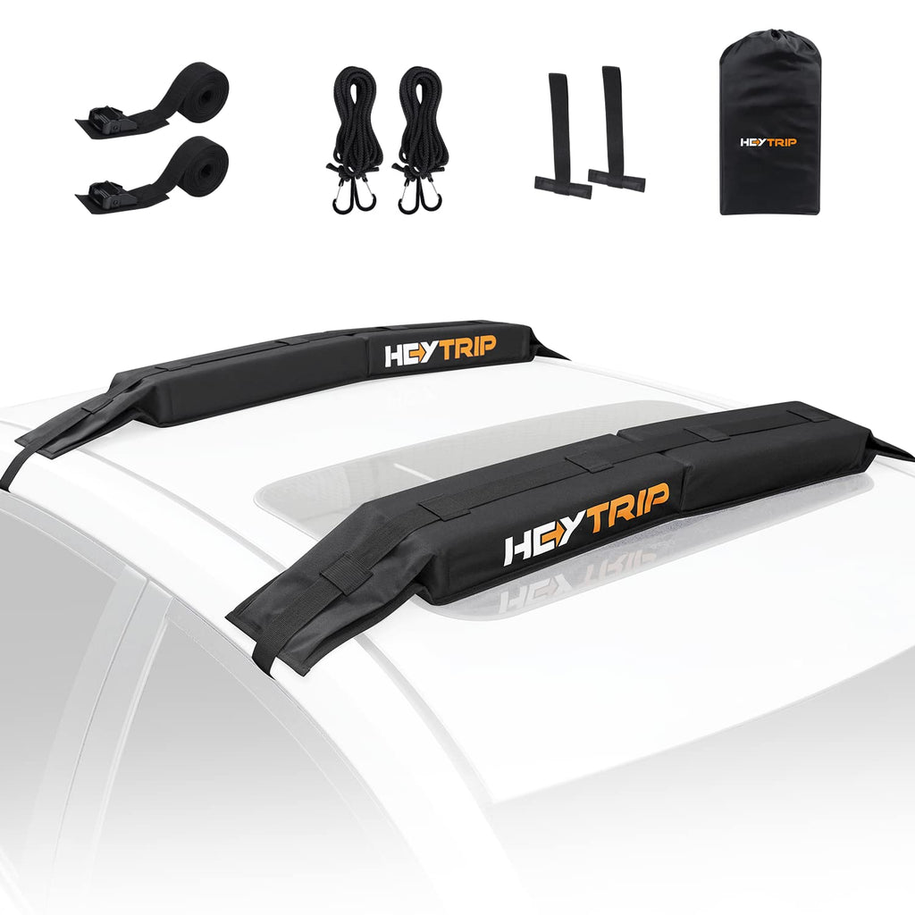 Soft Roof Rack Pads with Tie-Down Straps and Storage Bag L348895