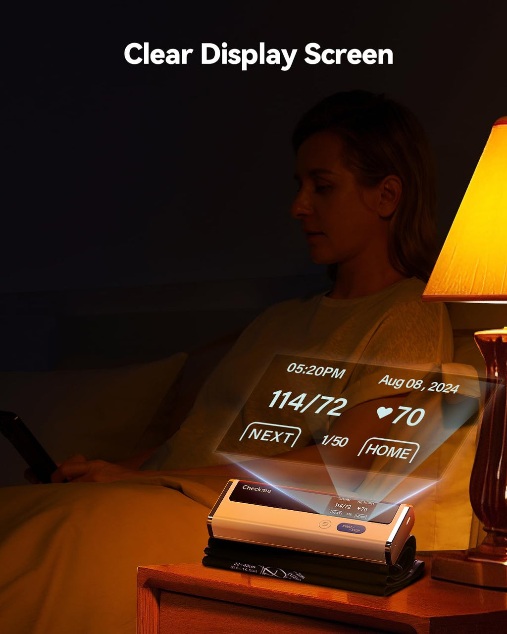 Upper Arm Blood Pressure Monitor with Bluetooth Cuff N6691