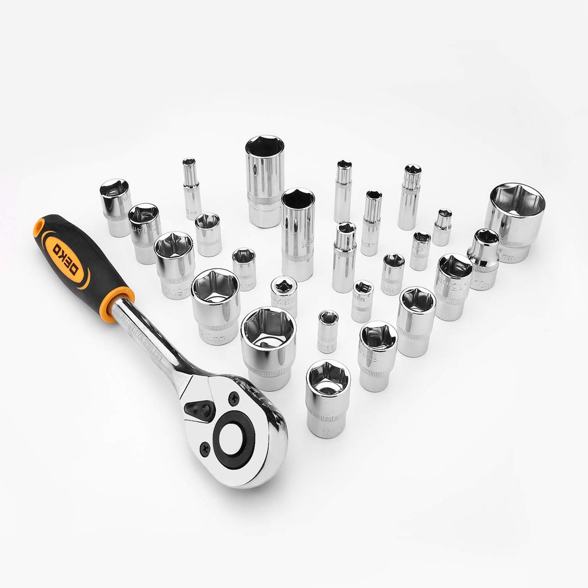 258 Piece Rolling Tool Box Socket Wrench Hand Tool Set Q876