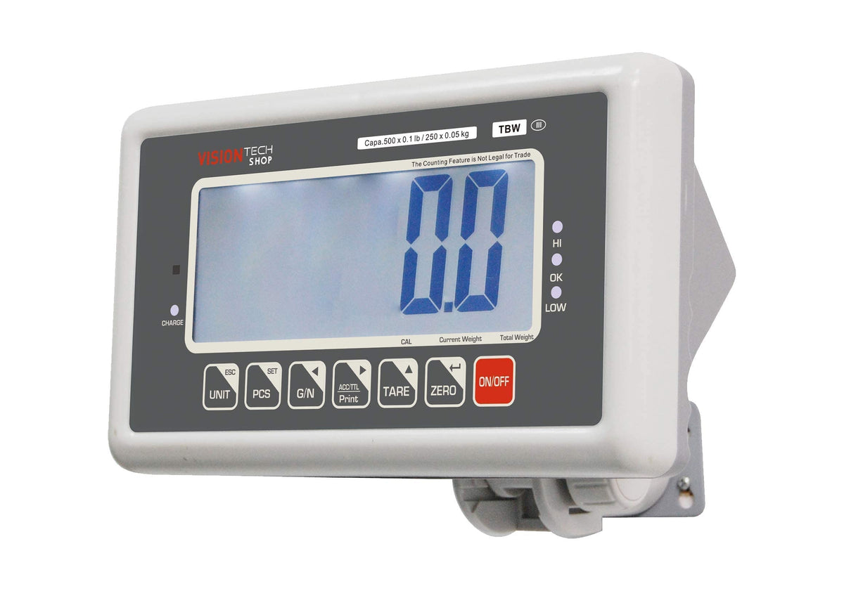 500lb Capacity Lb/Kg Switchable Bench Scale I13076