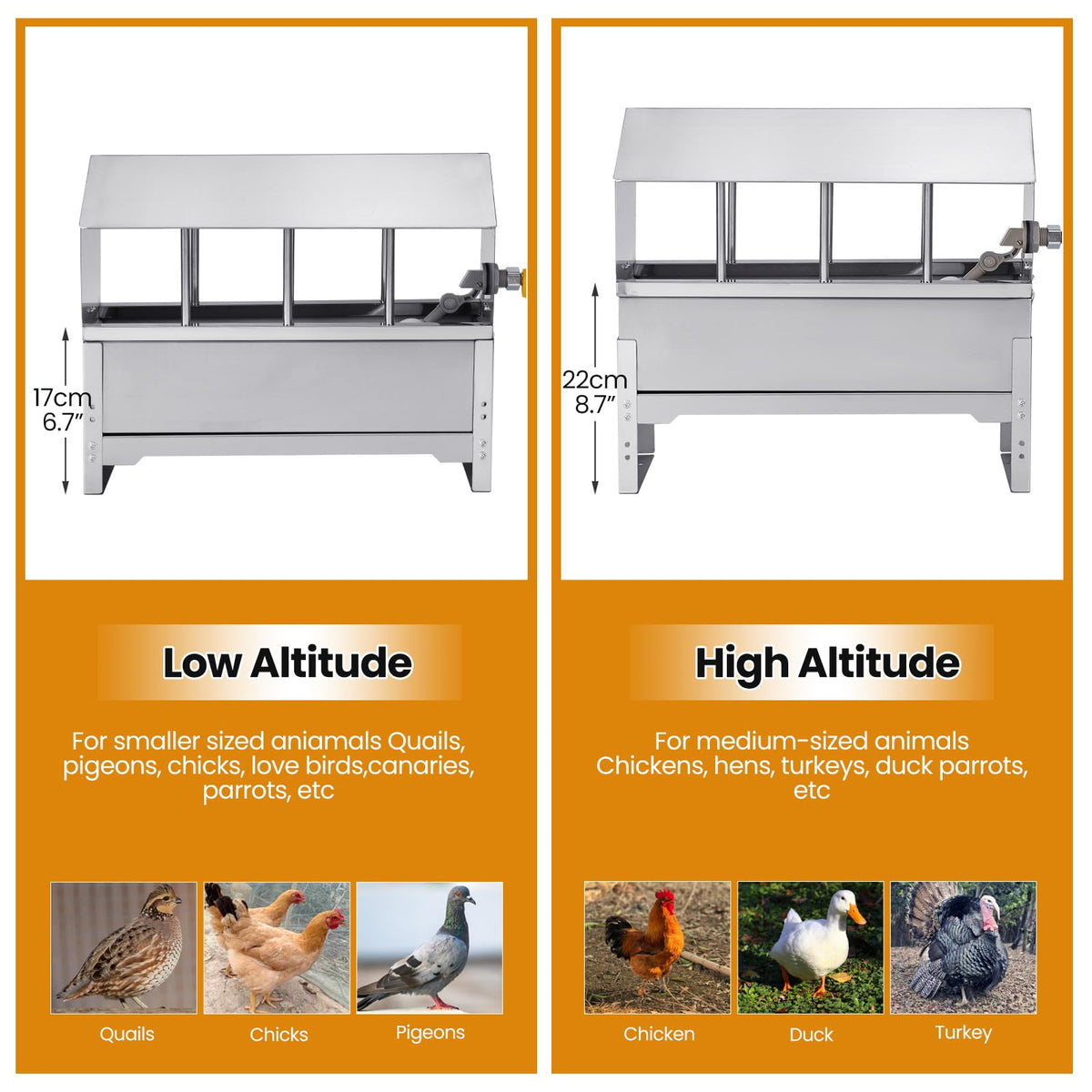 Stainless Steel Chicken Waterer N798