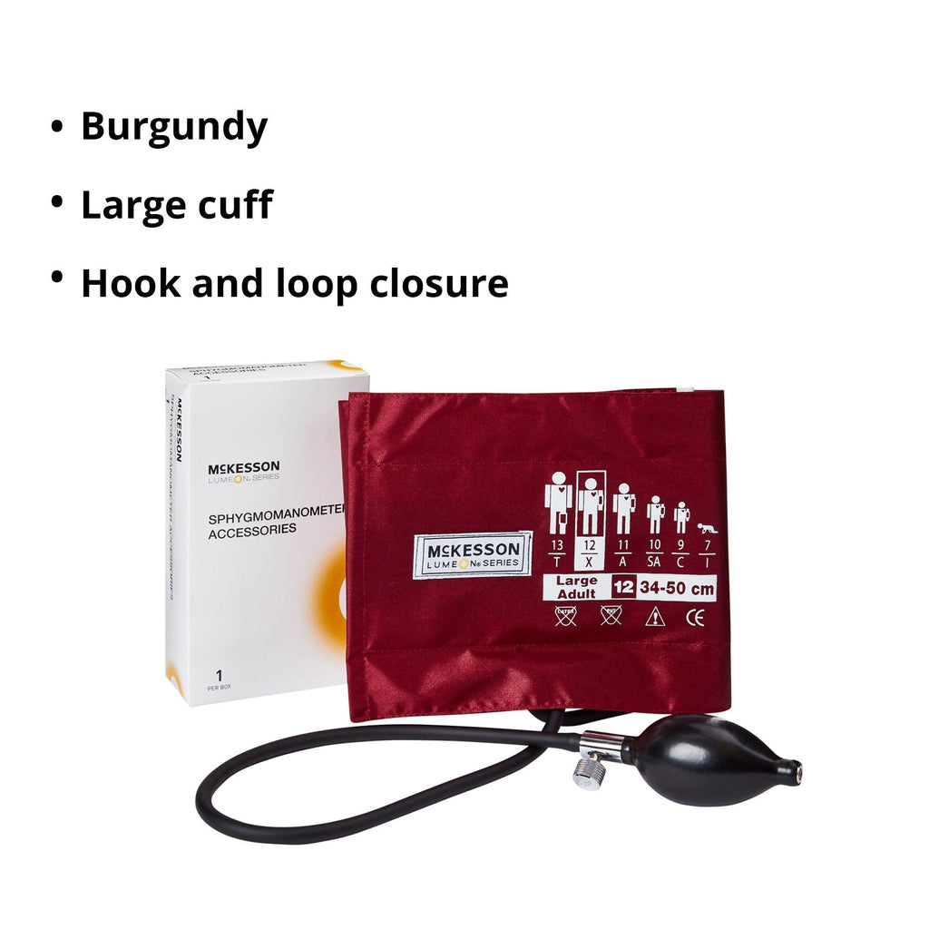 15 ct Replacement Blood Pressure Cuff with Bulb and Valve Z284938