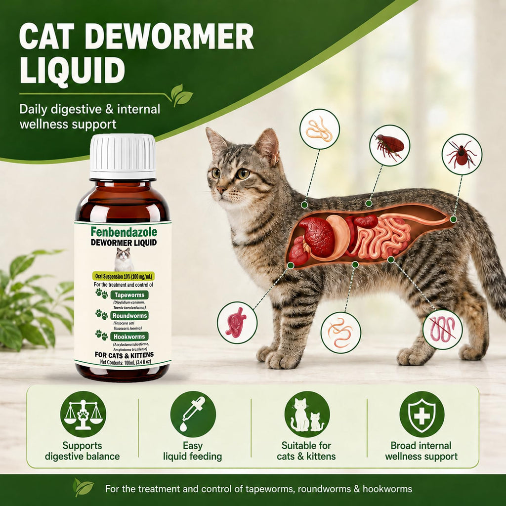 Liquid Dewormer Oral Suspension for Cats R783