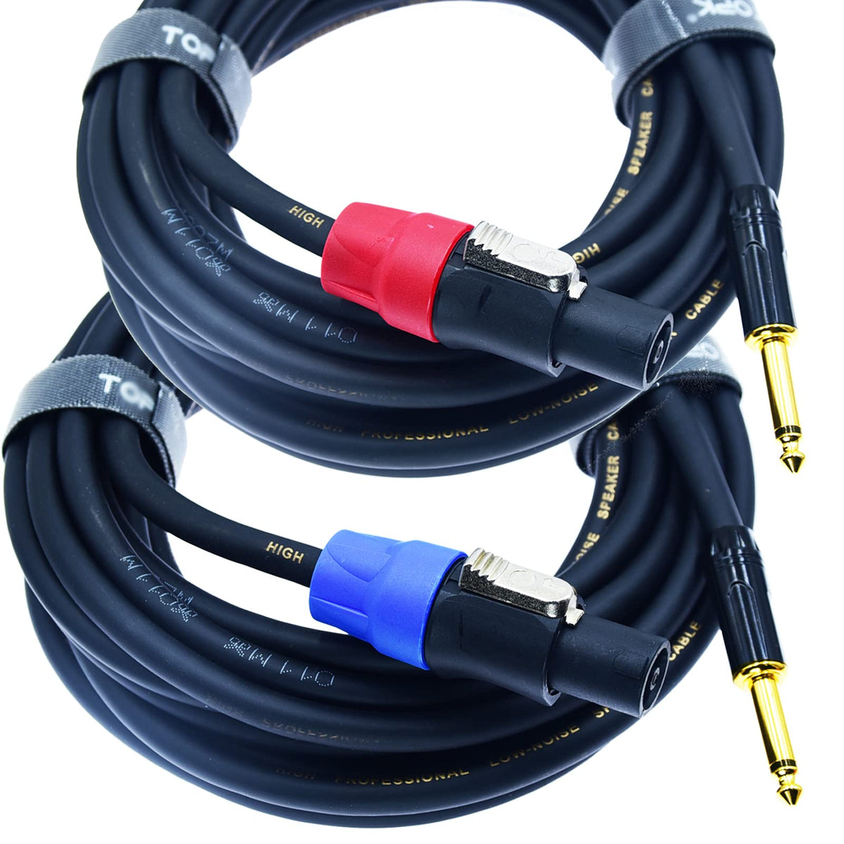 2Pcs 14 awg Speaker Cable with Twist Lock M736