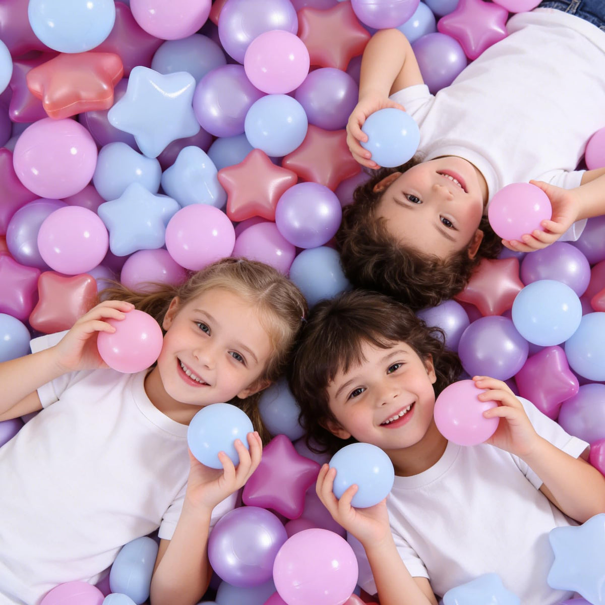 100 200 500 Pack Phthalate & BPA Free Plastic Ball Pit Balls K315