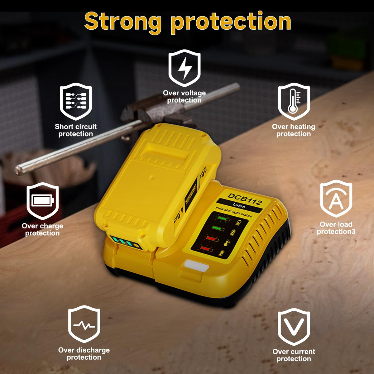 4.0Ah Lithium Battery and Charger G5592